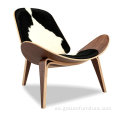 CH07 Réplica de silla de caparazón de madera contrachapada Hans Wegner